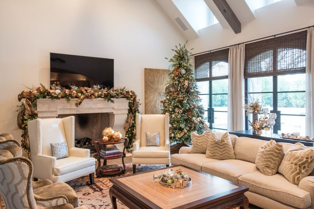 Baker Design Group Christmas Interior Design in Highland Park