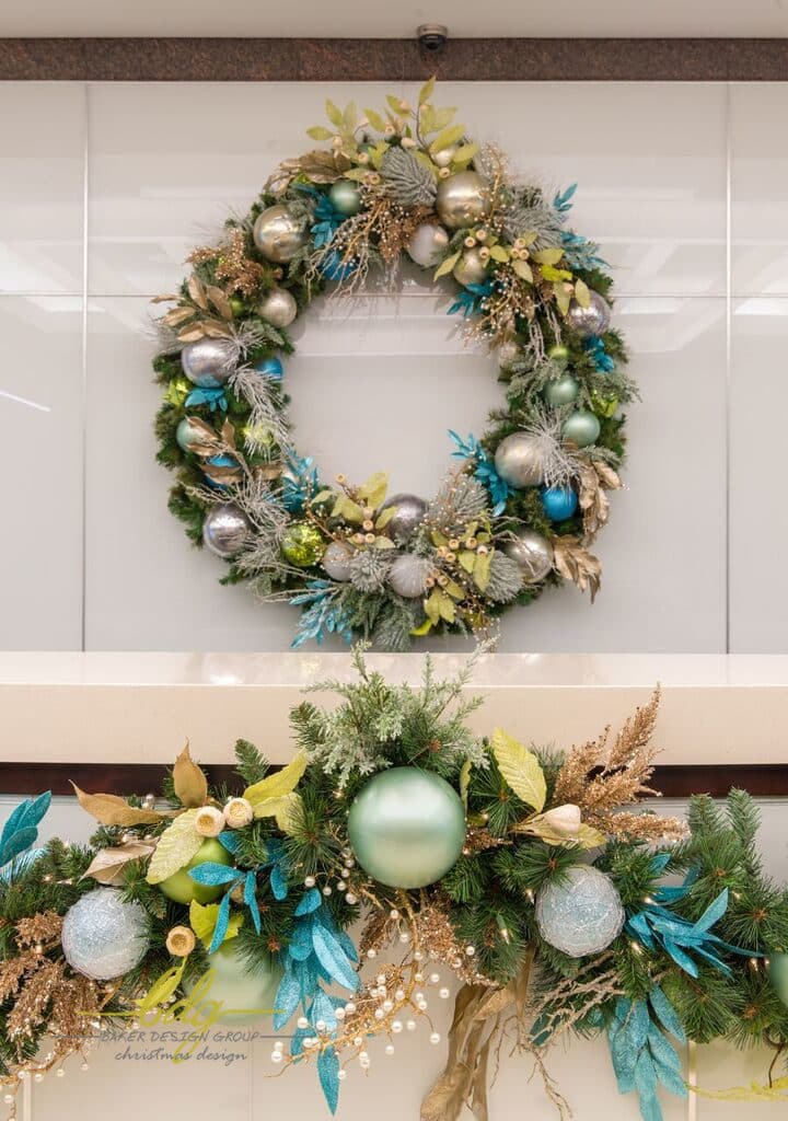 corporate interior decorating christmas holiday dallas office